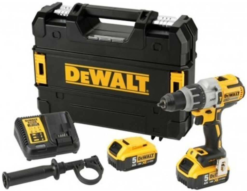 DeWALT DCD996P2 Aku příklepová vrtačka XRP (95Nm/18V/2x5,0Ah) kufr Tstak