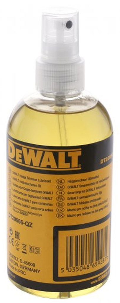 DeWALT DT20666 mazací sprej pro nůžky na živé ploty