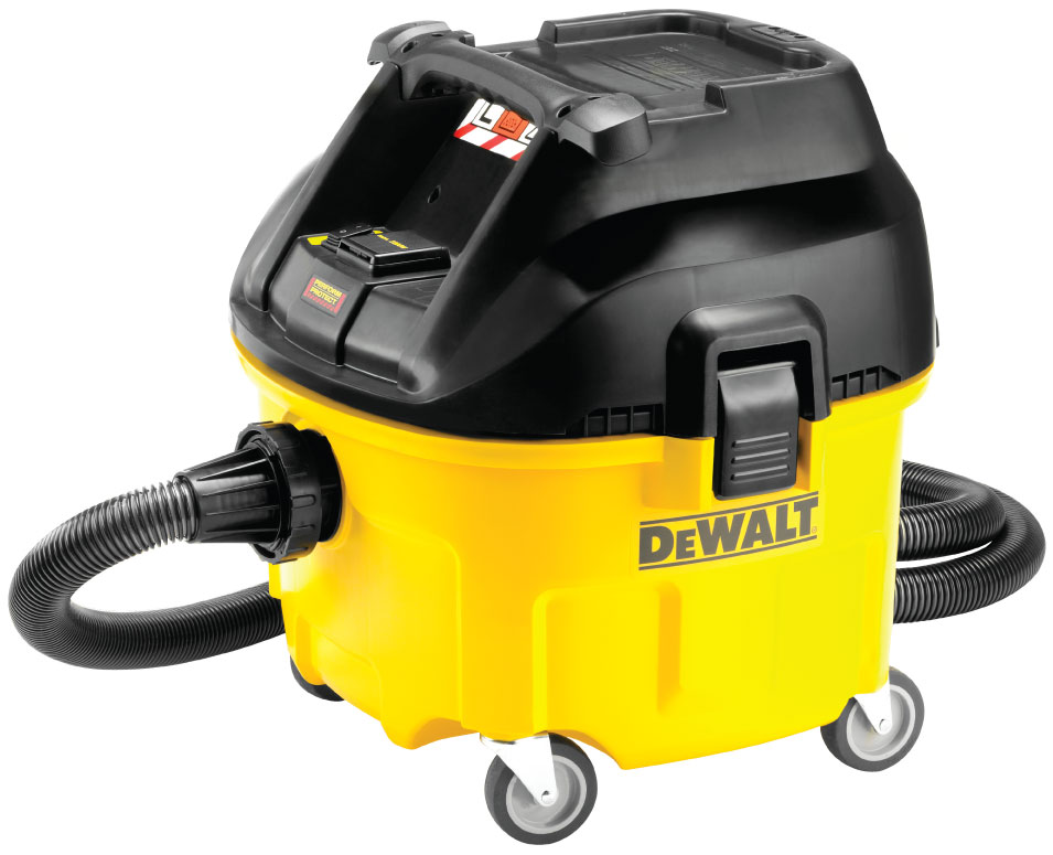 DeWALT DWV901L Průmyslový vysavač pro suché i mokré vysávání (1400W/30l)
