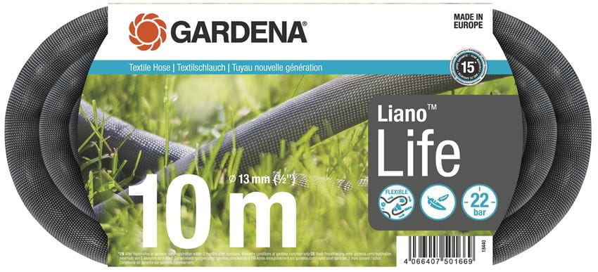 GARDENA Liano Life Textilní hadice (1/2"), 10 m 18440-20