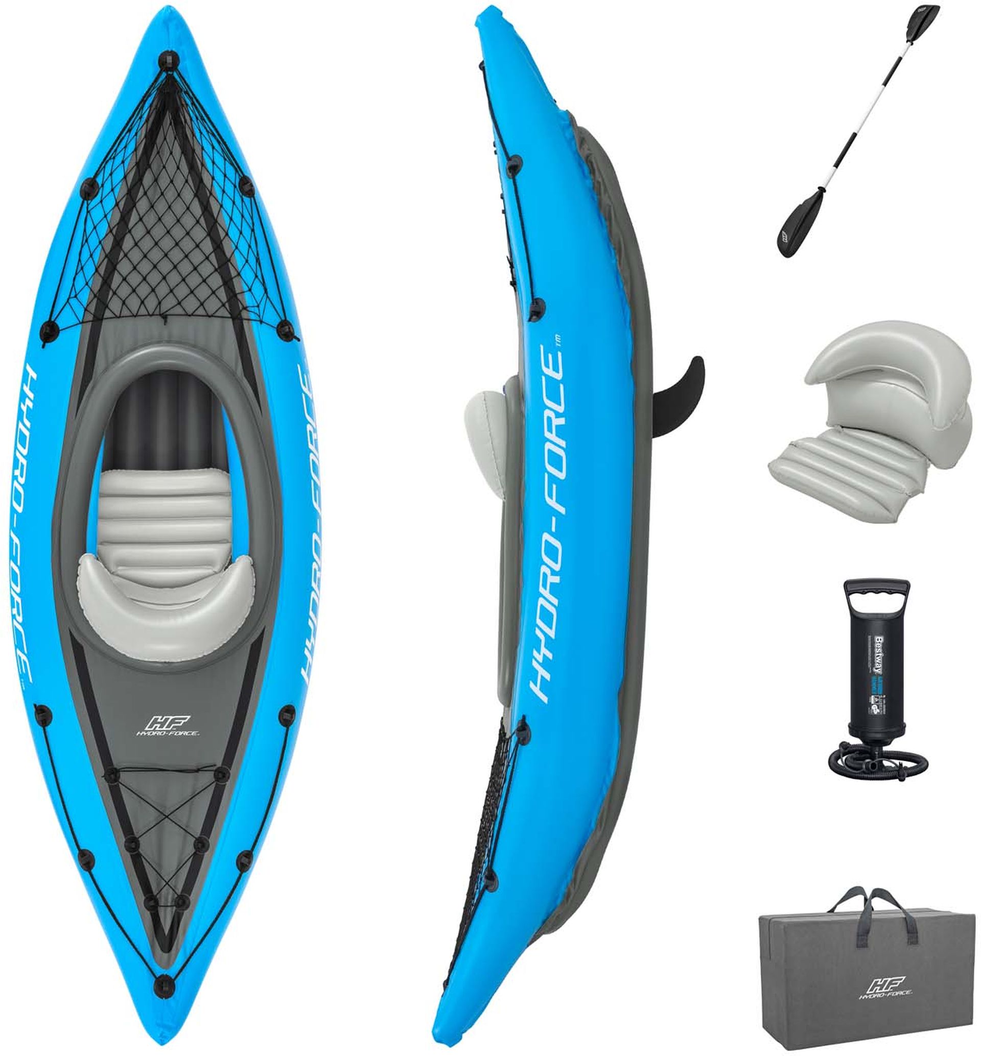 BESTWAY Hydro-Force Cove Champion Nafukovací kajak, 275 x 81 x 45 cm 65115