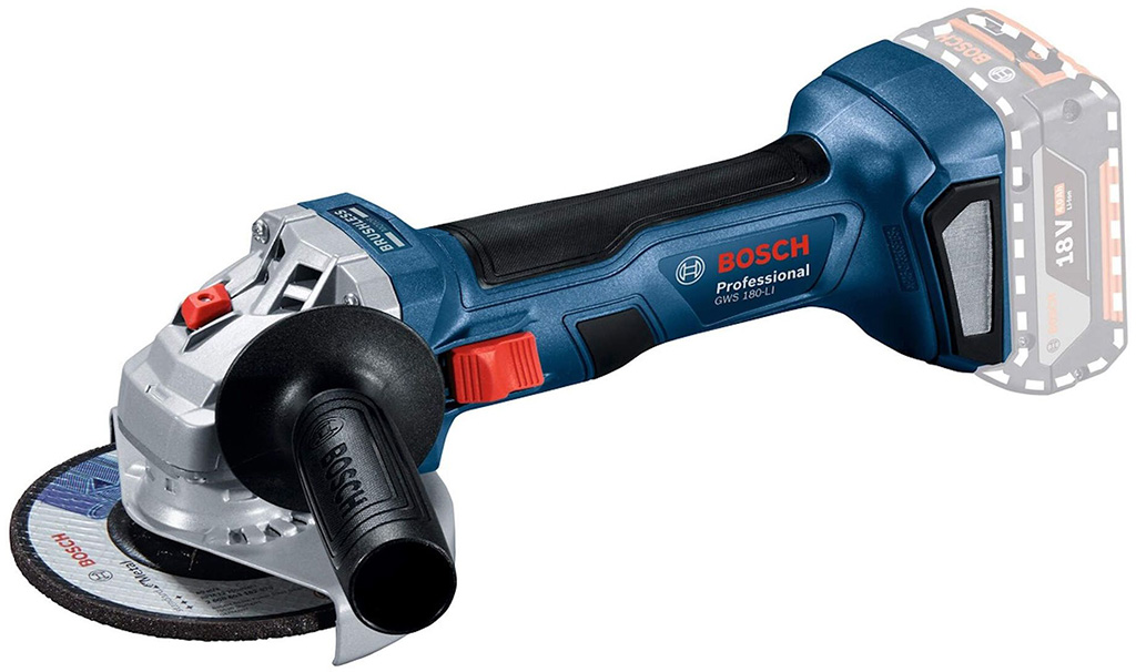 BOSCH GWS 180-LI Akumulátorová úhlová bruska, 115 mm 06019H9022