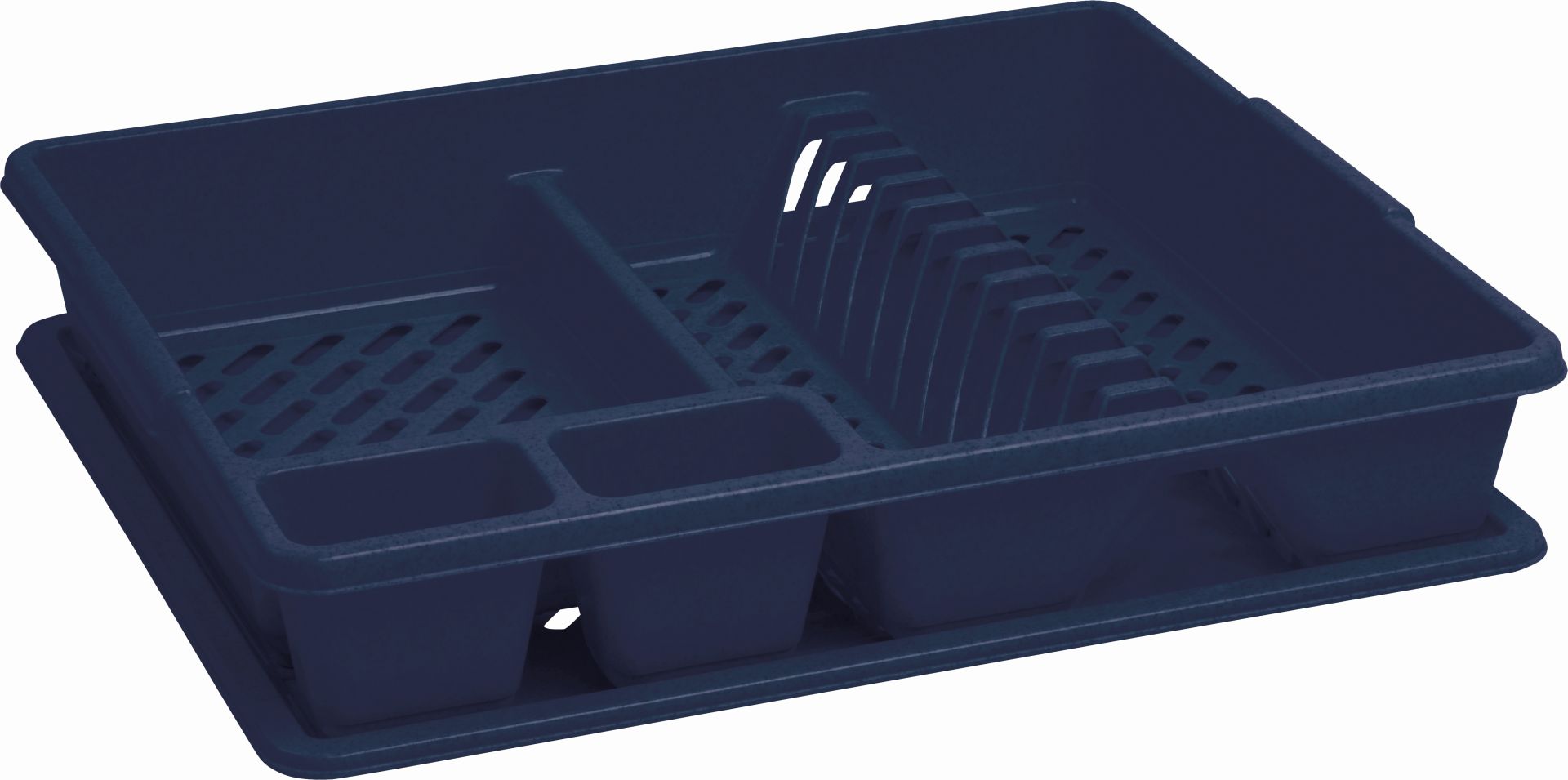 CURVER Odkapávač s podnosem velký, 45 x 38 x 8,8 cm, tmavě modrý 13401-X19