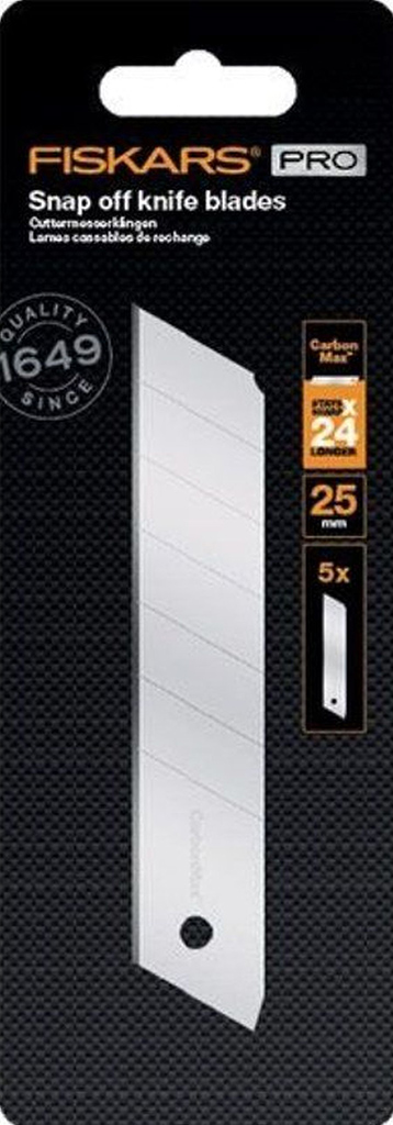 Fiskars CarbonMax břity pro odlamovací nůž 25 mm, 5 ks 1027233