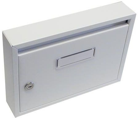 Schránka poštovní paneláková 325x240x60mm bílá bez děr 63921672