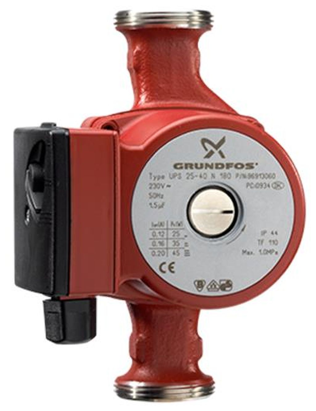 Grundfos čerpadlo oběhové UPS 40-80 F N 250, PN6/10, 1x230V, 50Hz 95906753