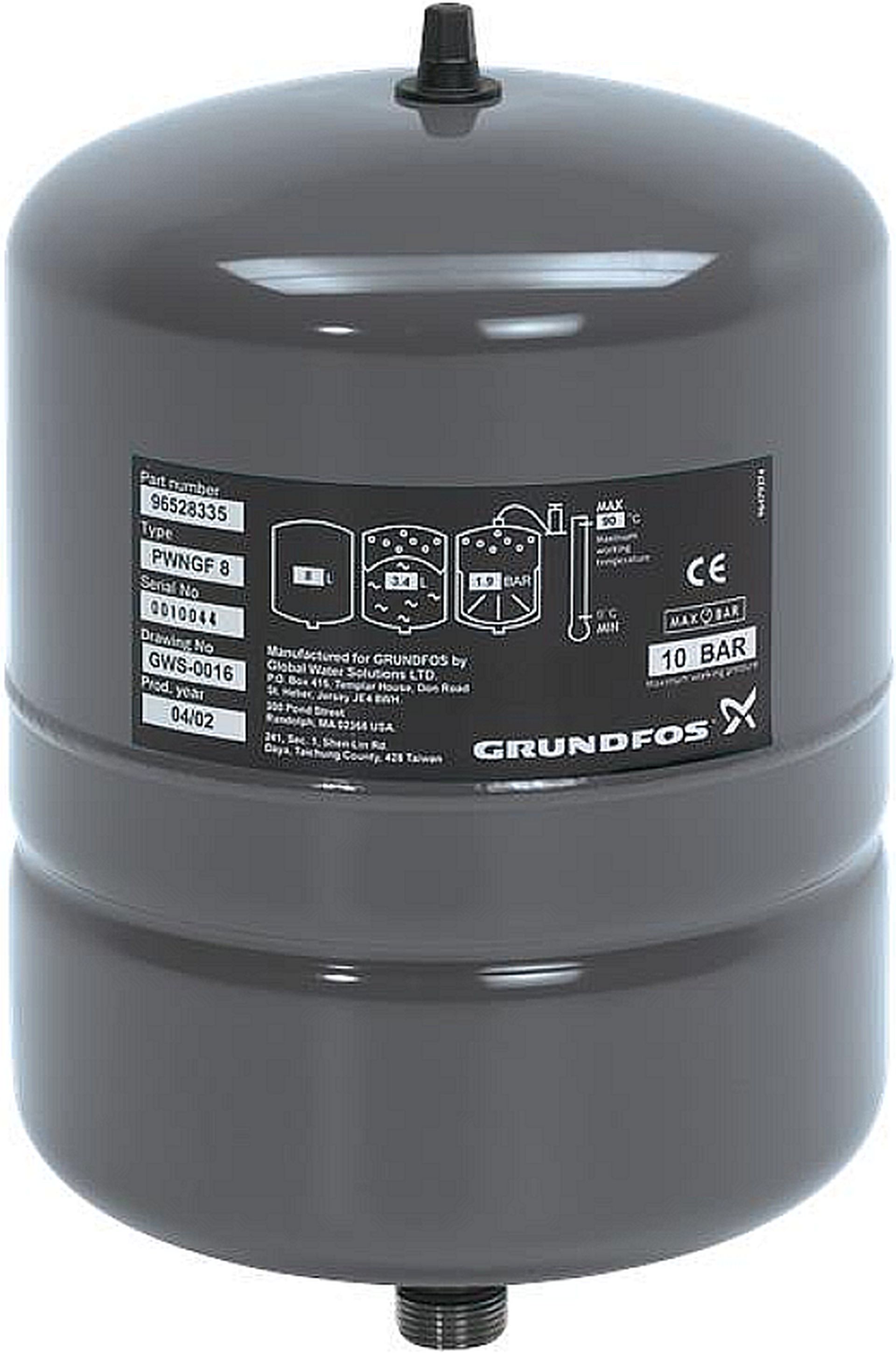 Grundfos Membránová tlaková nádoba pro SQE SET, 96528335