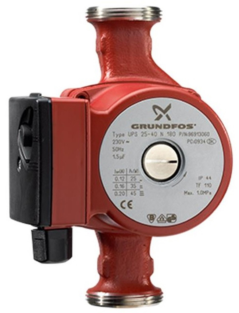Grundfos UPS 25-40 N 180 mm 1x230V obehové čerpadlo, 96913060