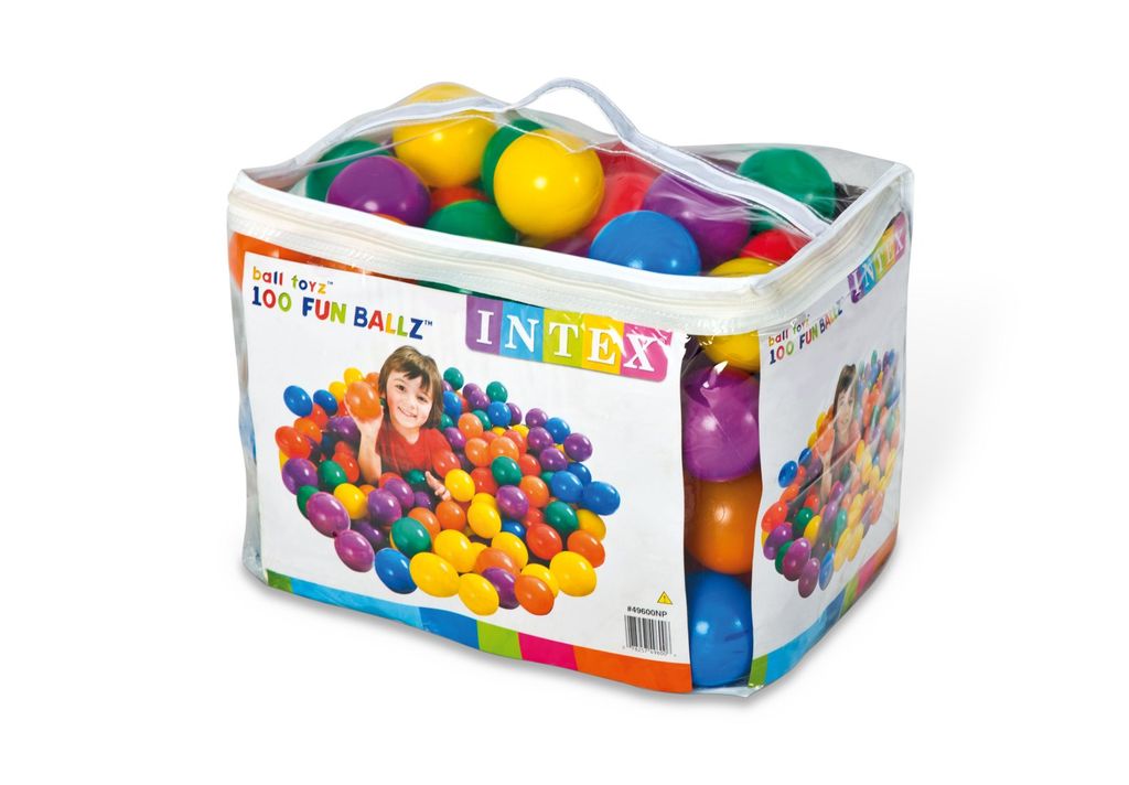 INTEX FUN BALLZ Míčky do bazénu 8 cm, 100 ks 49600