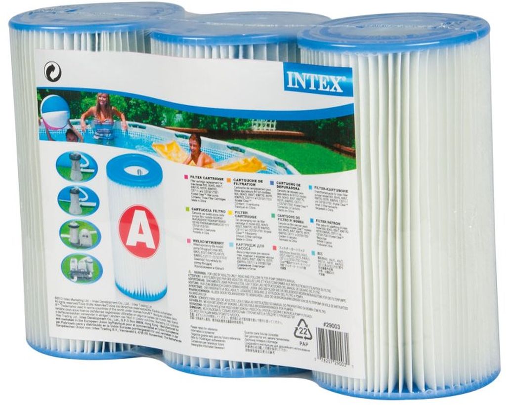 INTEX Filtrační kartuše A - 3 kusy 29003