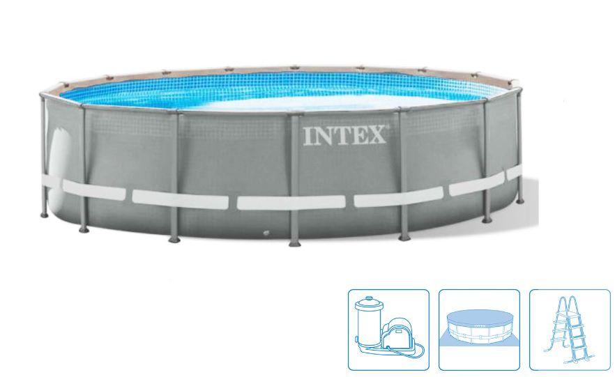 INTEX PRISM FRAME POOLS SET Bazén 457 x 107 cm s filtrací 26724