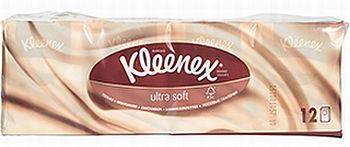 KLEENEX Ultra Soft Papírové kapesníčky (10 ks) 147792