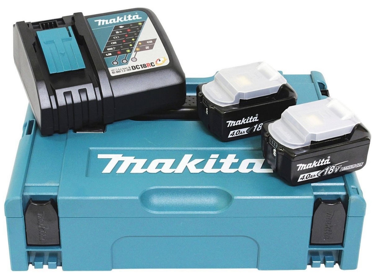 MAKITA 197494-9 sada baterie 2xBL1840 + nabíječka DC18RC v Makpac 1