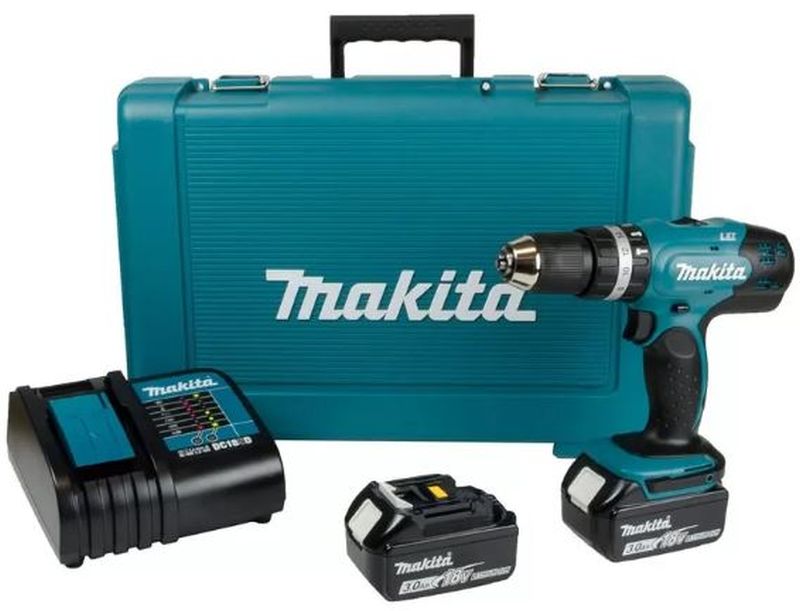 MAKITA DHP453SFE Aku příklepový šroubovák Li-ion (2x3,0Ah/18V)