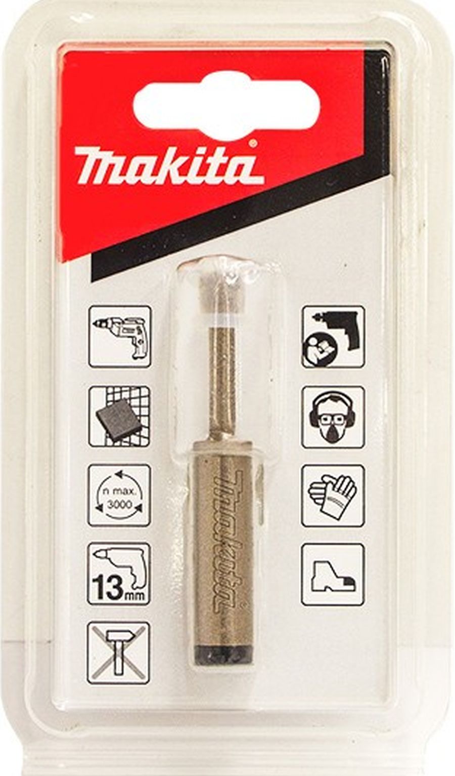 MAKITA B-51845 Vrták s diamantovým zrnem na obklady a dlažby, 10mm upínání 12,5mm