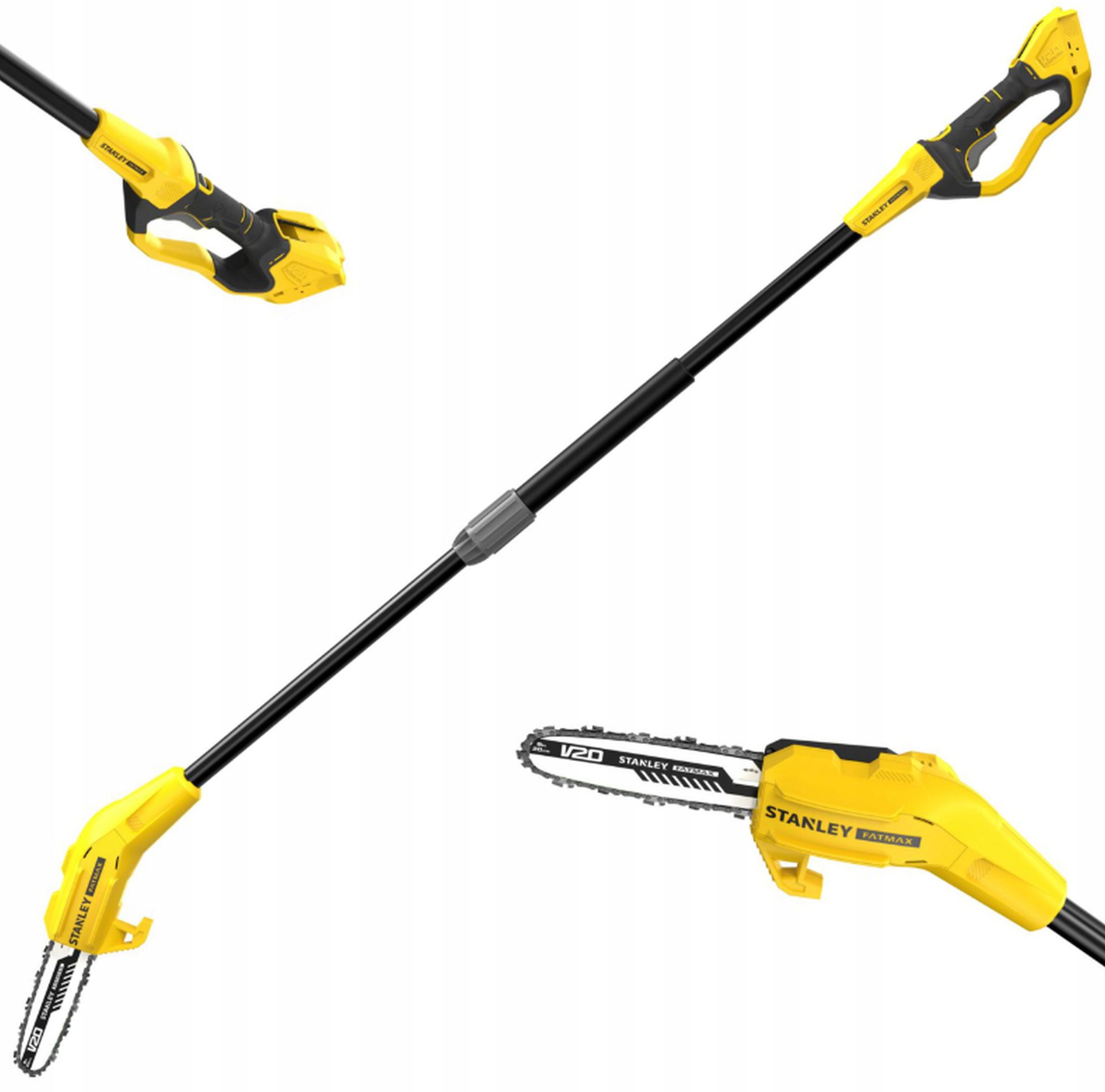 STANLEY SFMCPS620B V20 Aku řetězová pilka na větve 20 cm, bez baterií a nabíječky